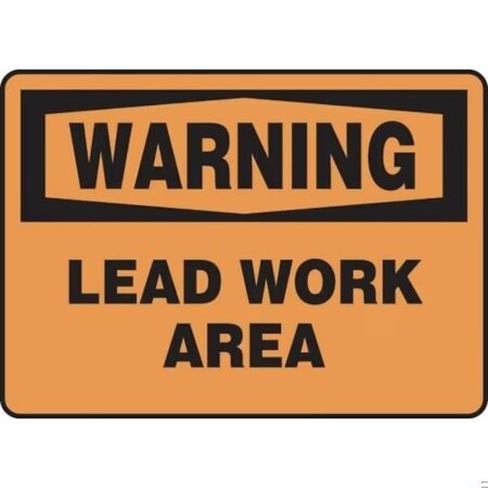 Accuform OSHA WARNING SAFETY SIGN LEAD WORK MCAW311XL MCAW311XL